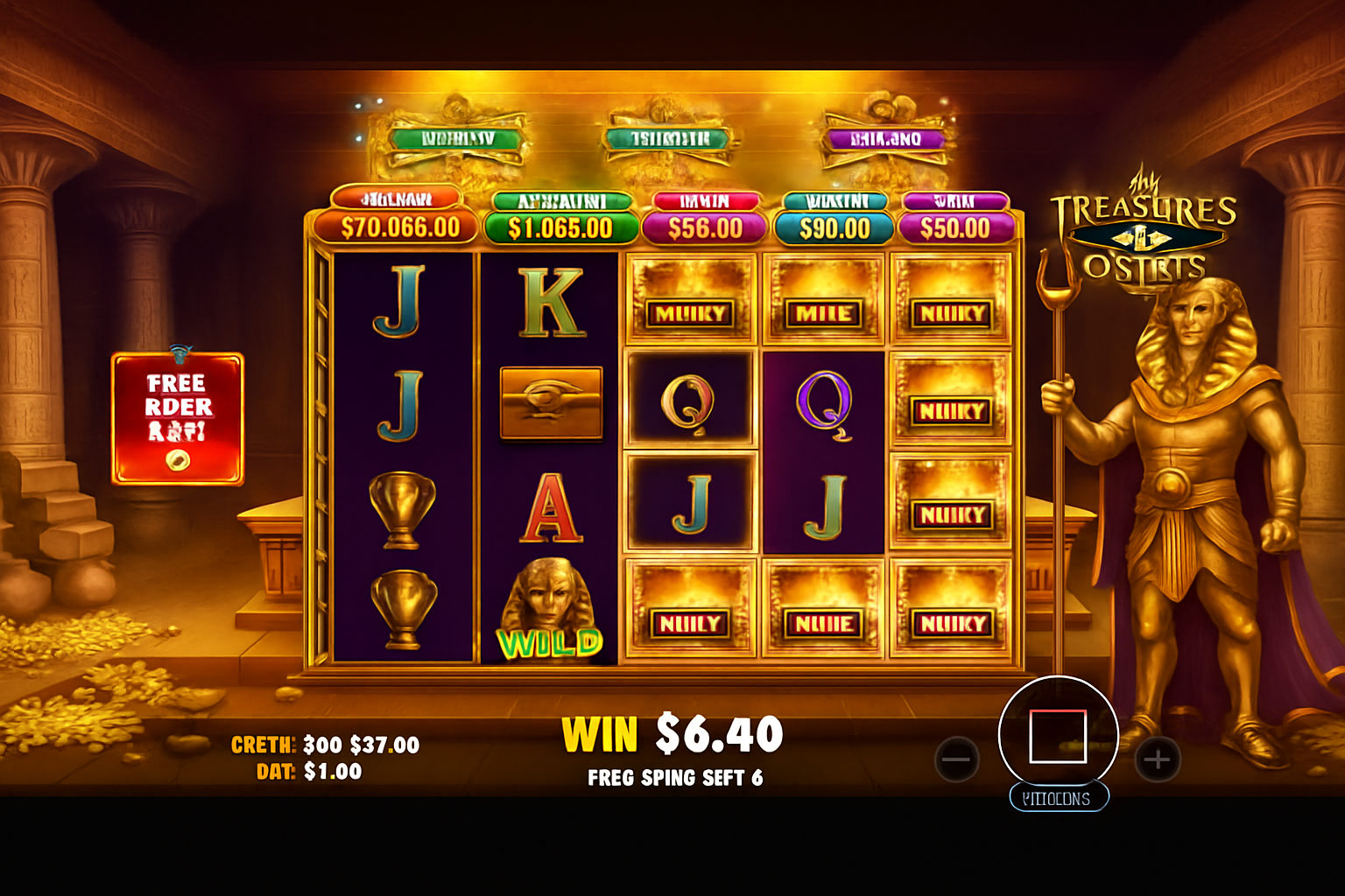 Treasures of Osiris gameplay